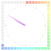 Rainbow Clock (虹色時計)