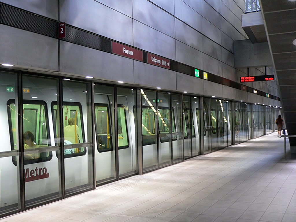 Metro in Copenhagen, Denmark