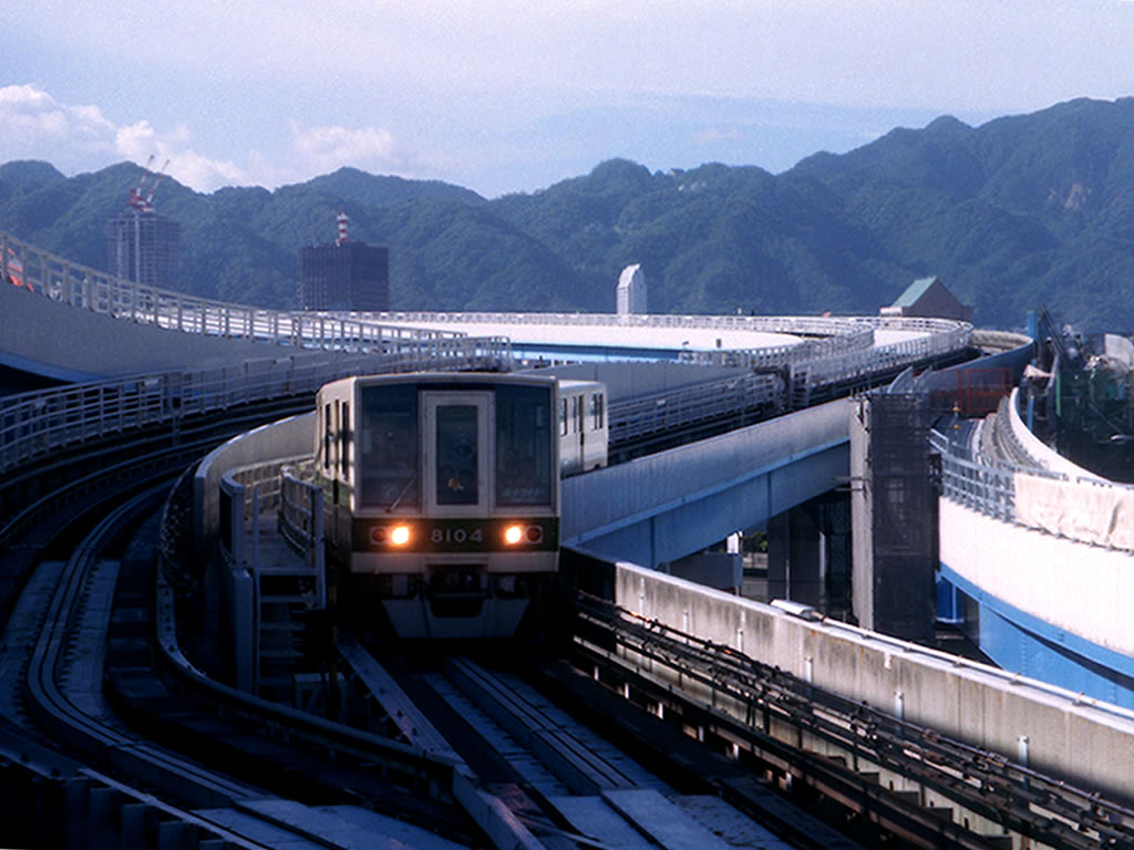 神戸・ポートライナー (1981) / Port Liner in Kobe, Japan (1981) 9