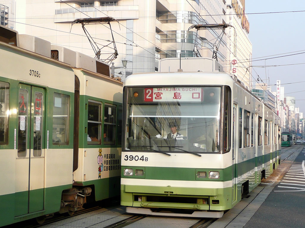 広島電鉄 連接車 / Hiroden Series 3000 3
