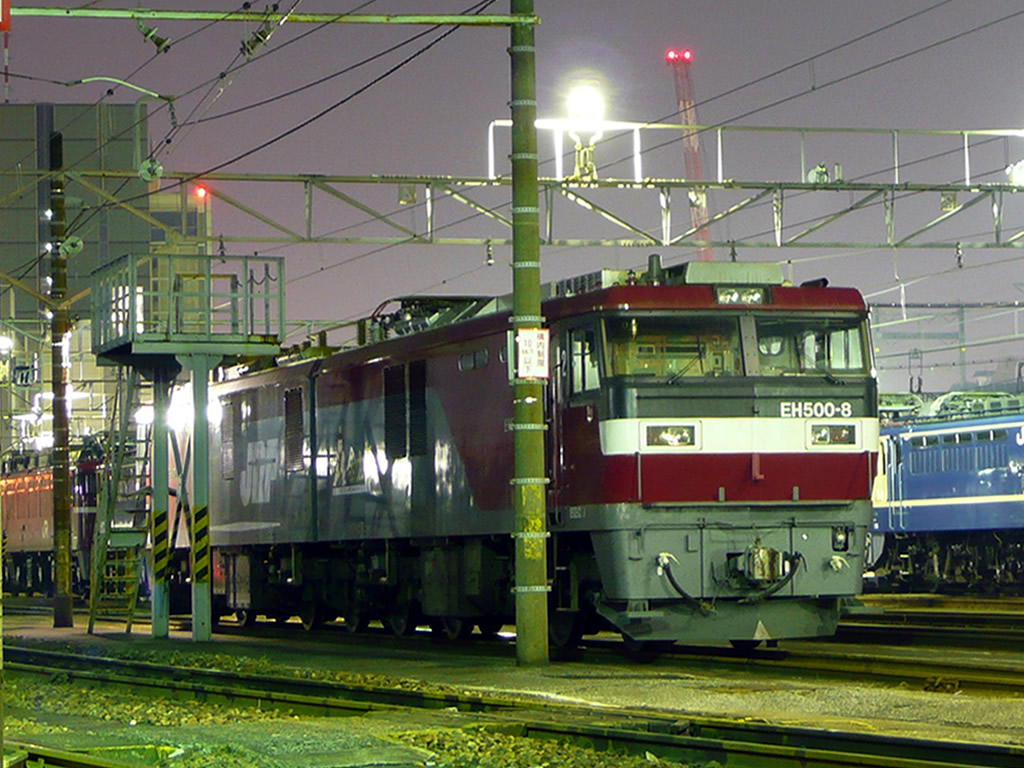 夜の田端機関区 / JR Locomotives in Tabata Depot 3