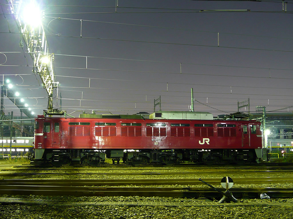 夜の田端機関区 / JR Locomotives in Tabata Depot 4