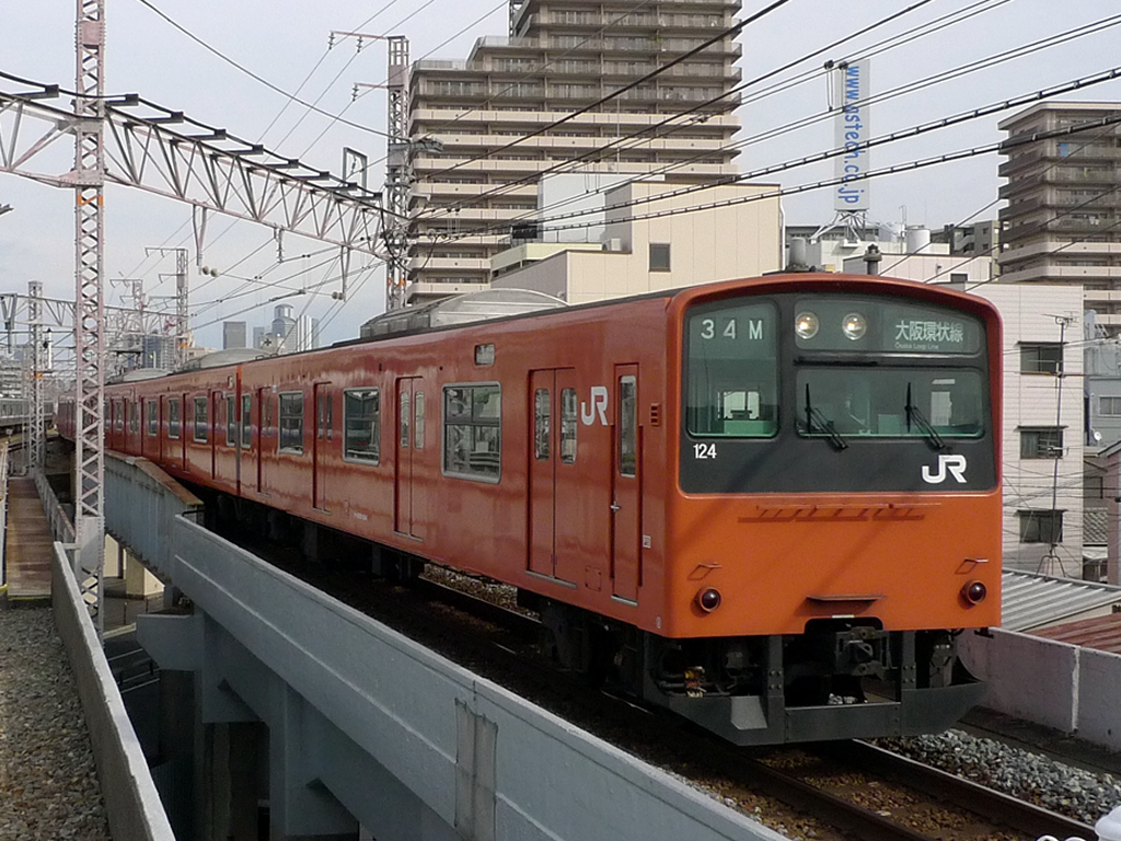 201系 大阪環状線 / JNR EMU 201, Kanjo Line 7
