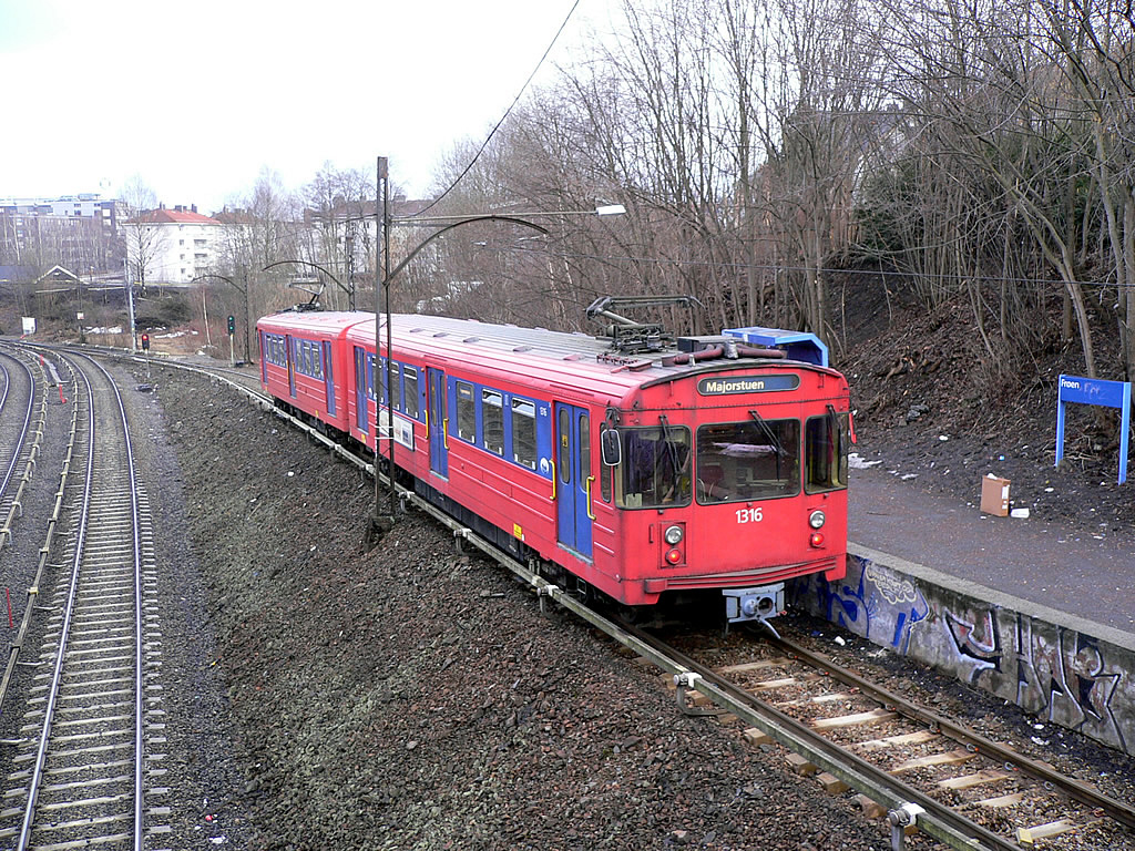 オスロ地下鉄1300系 / T-Bane Series 1300 6
