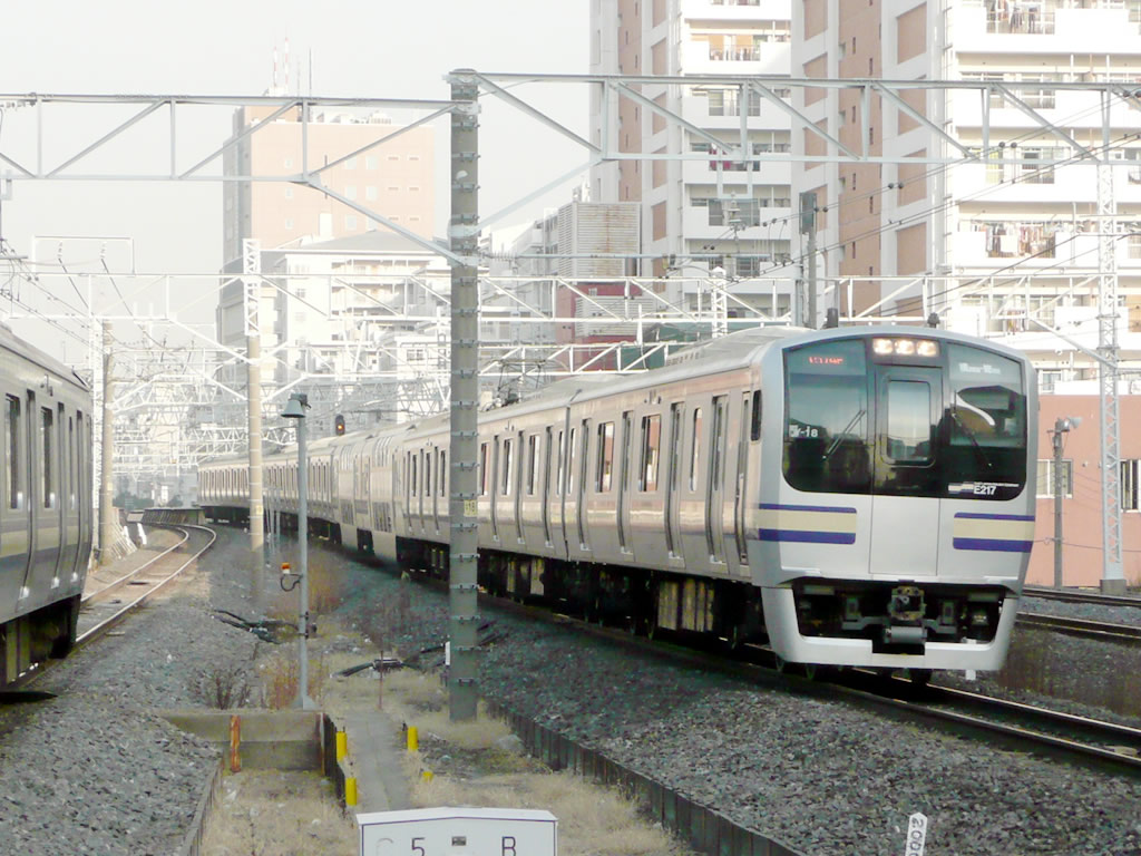 E217系 / Every train set contains two double-decker special stock called `Green Car'. It provides better accomodation, requring extra charges. 6