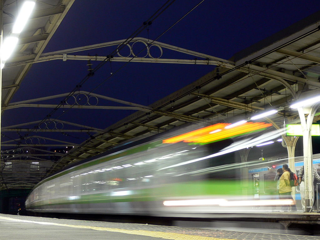 省線電車のプラットホーム / Old Platforms in Tokyo 1