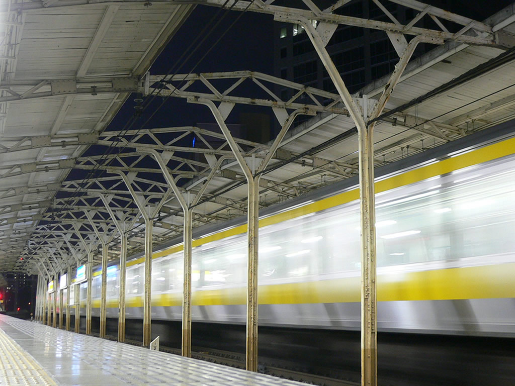 省線電車のプラットホーム / Old Platforms in Tokyo 4