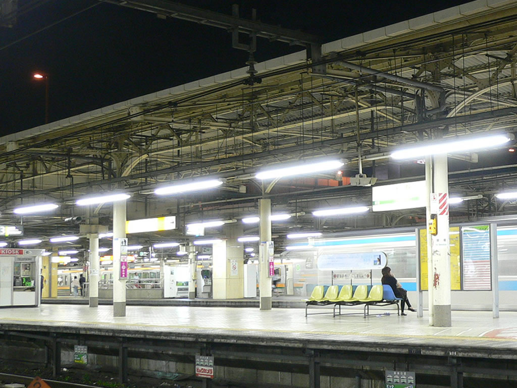 省線電車のプラットホーム / Old Platforms in Tokyo 7