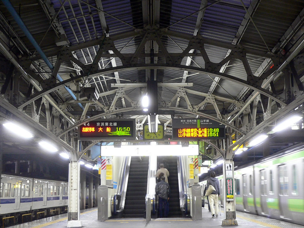 省線電車のプラットホーム / Old Platforms in Tokyo 8