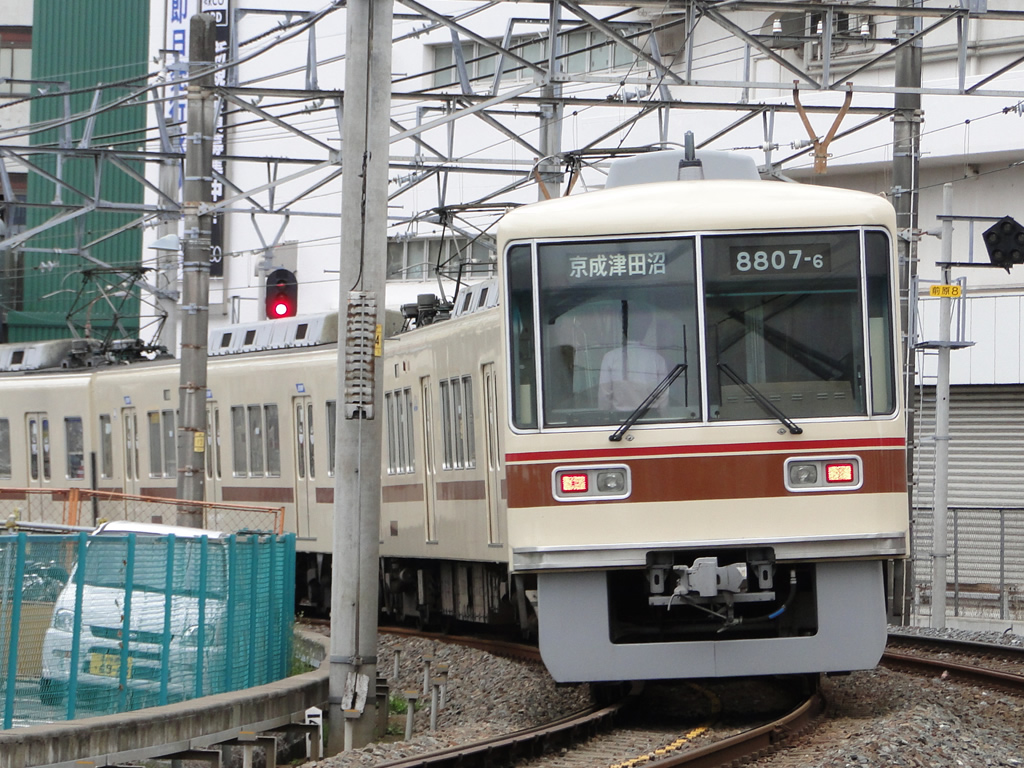 新京成8800形旧帯 / Shin-Keisei EMU 8800 12
