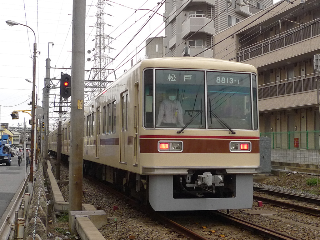 新京成8800形旧帯 / Shin-Keisei EMU 8800 14