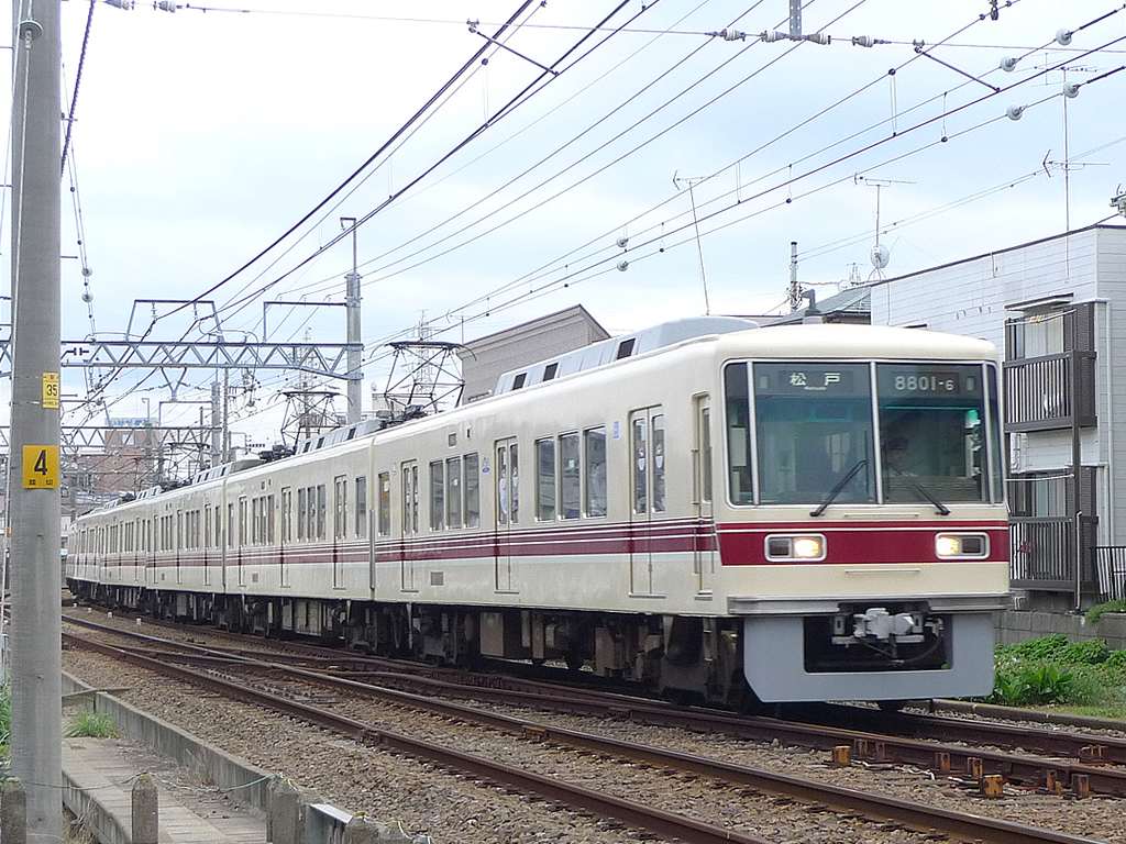 新京成8800形 赤帯 / Shin-Keisei EMU 8800 12