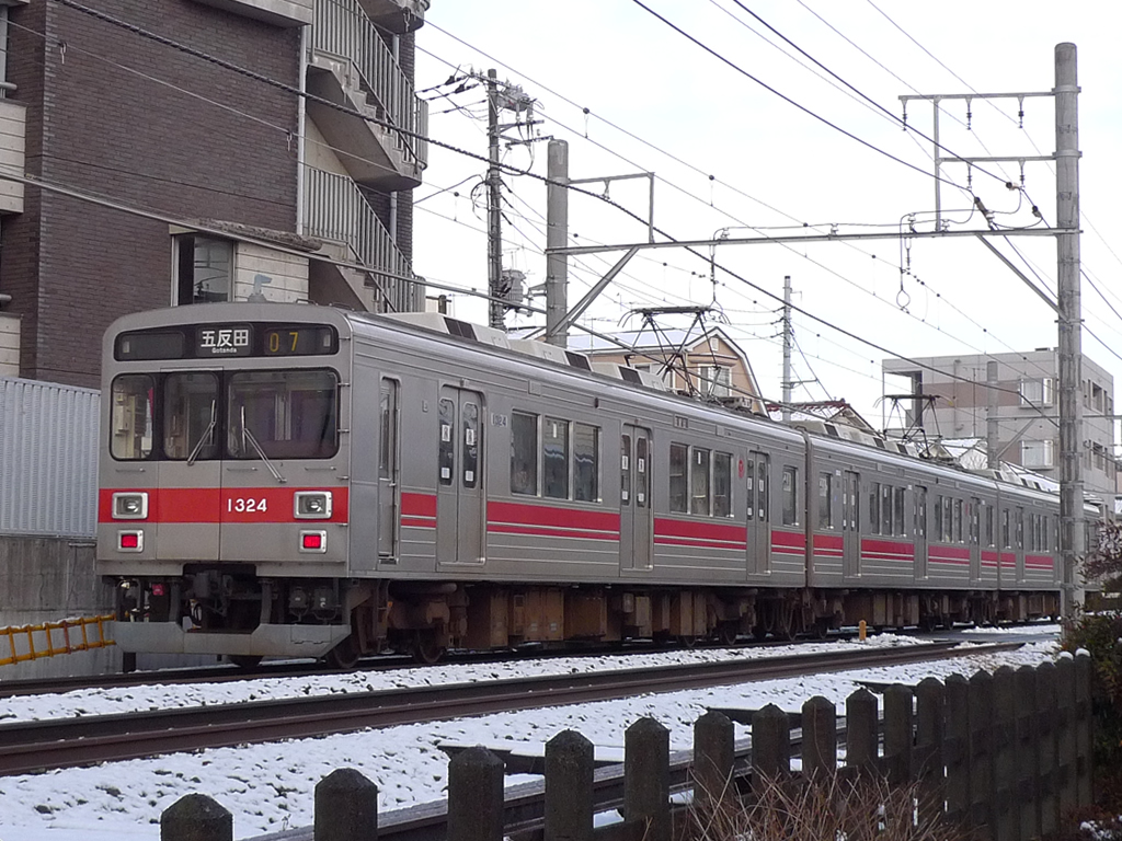 雪の日の池上線 / Snoway Ikegami Line 2