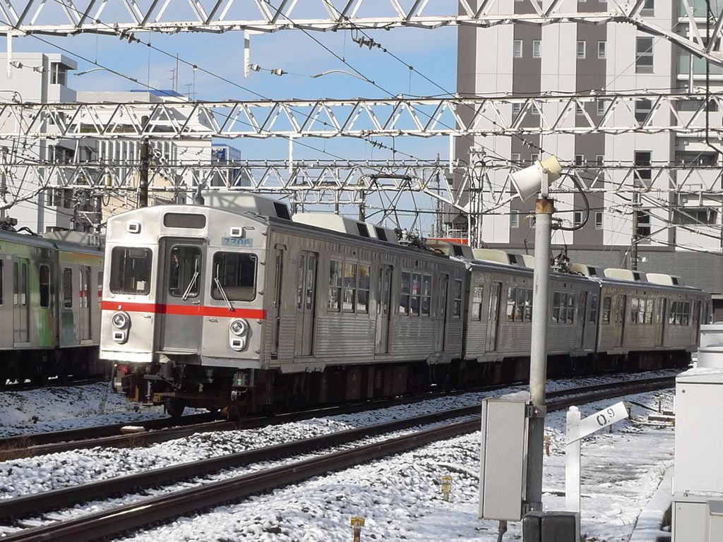 雪の日の池上線 / Snoway Ikegami Line 7