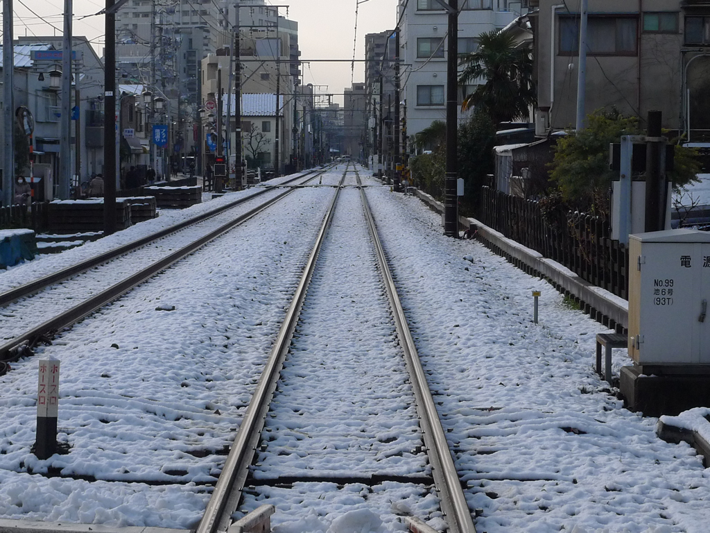 雪の日の池上線 / Snoway Ikegami Line 9